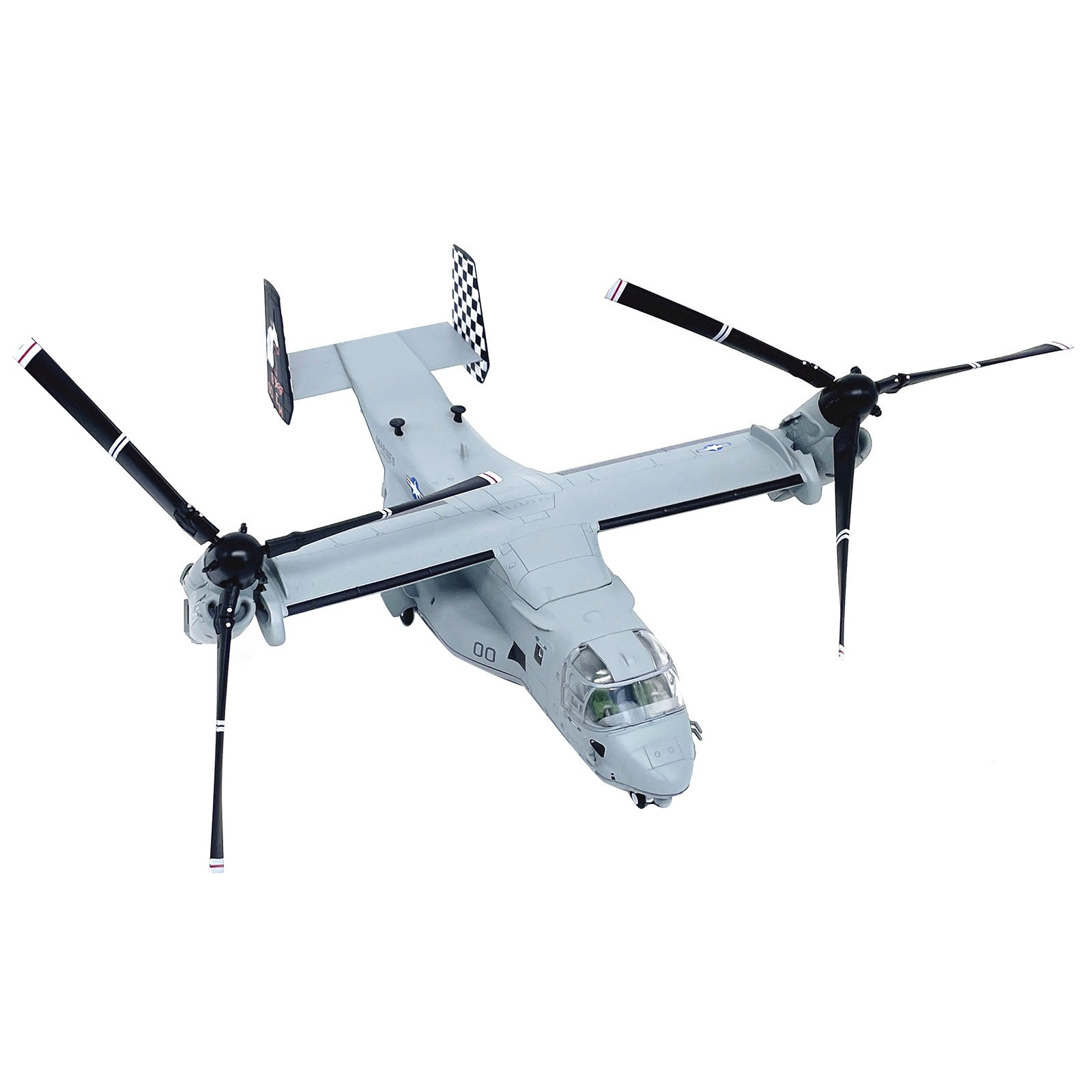 V-22 Osprey Tiltrotor Military Aircraft Model 1:72 Scale Alloy 24cm Display