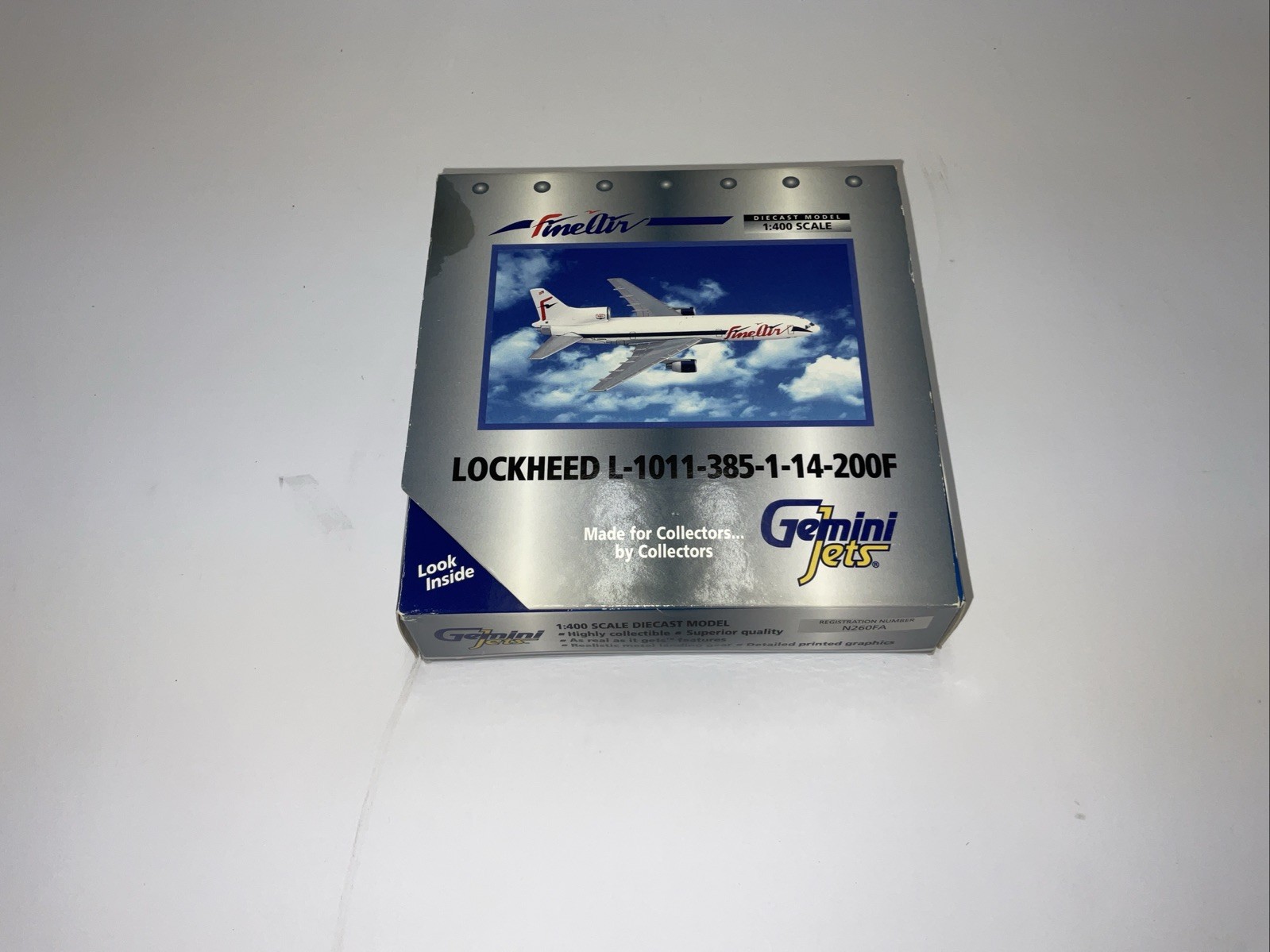 Gemini Jets 1:400 Lockheed L-1011 Fine Air Die Cast Model Jet Plane