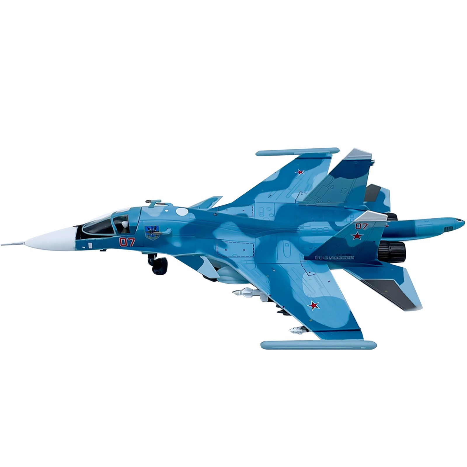 1:100 Russia Su-34 Fighter Alloy Aircraft Model Souvenir Static Display Gift