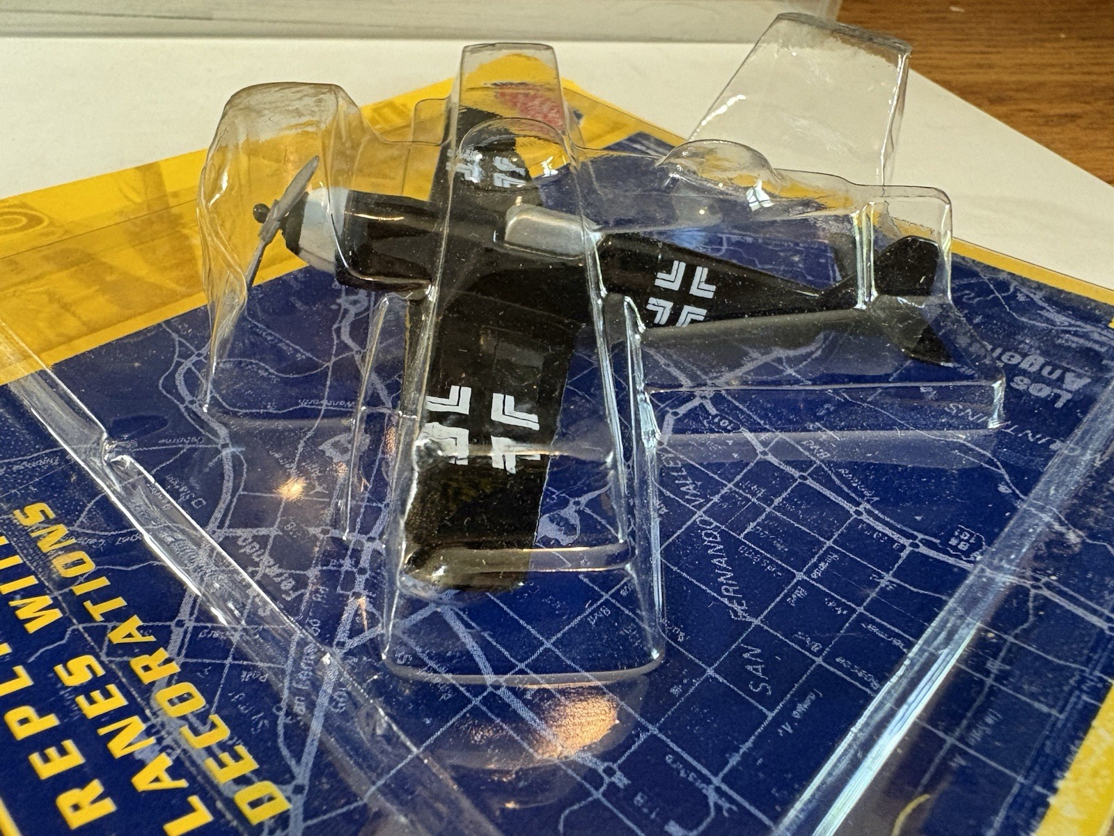 IN AIR DIECAST FLYERS CURTISS JENNY BI-PLANE+SKY WINGS WW II PLANE NIP L-SW