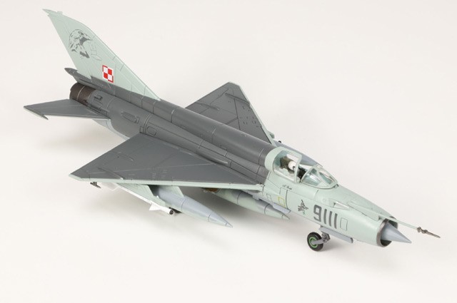 Hobby Master 1/72 MiG-21MF Fishbed-J Black 9111 Polish Air Force 3 ELT