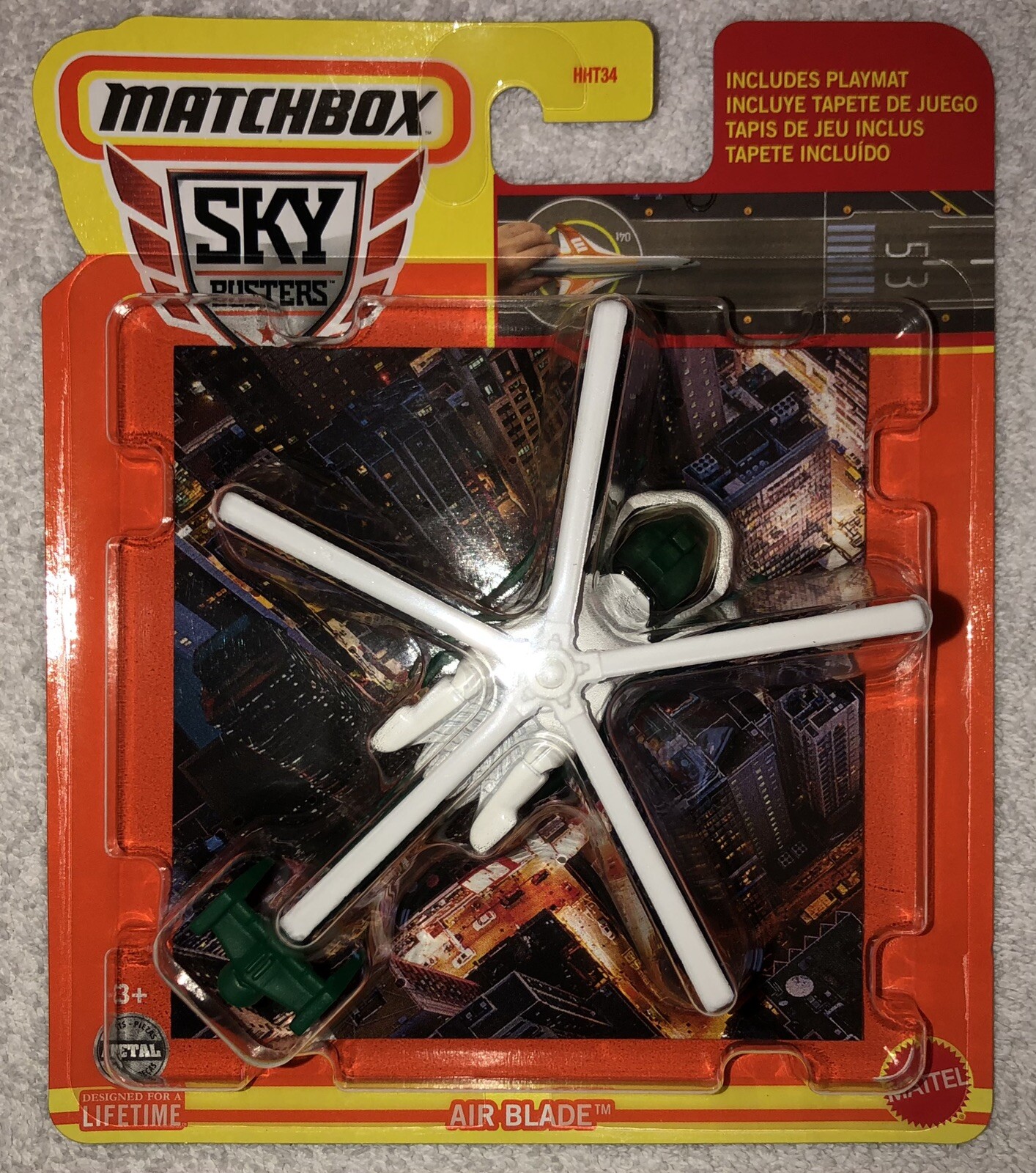 Matchbox Sky Busters 2023 Air Blade Helicopter 18/32 Green NEW FAST SHIP USPS