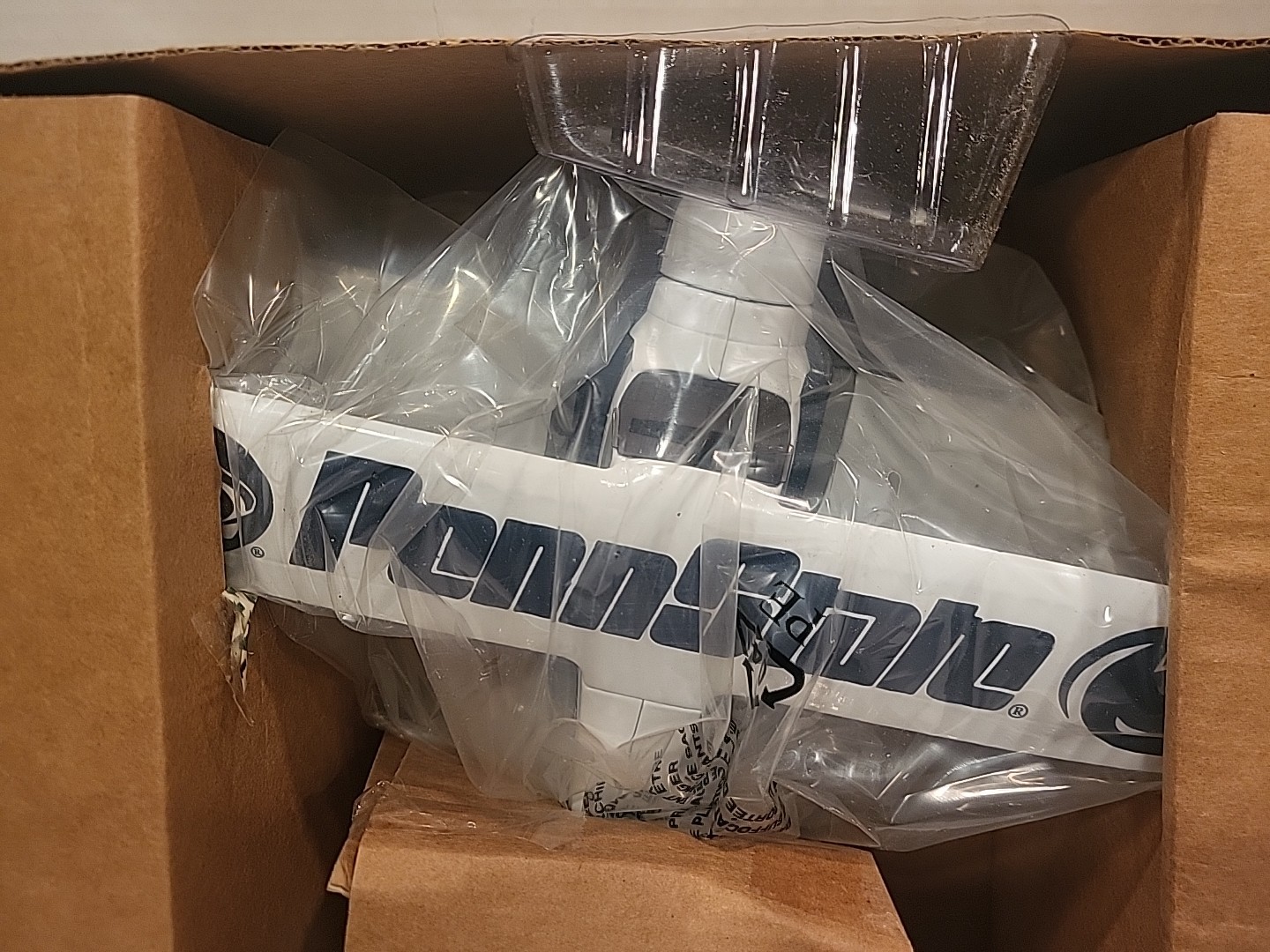 Penn State Beechcraft D17 Staggerwing Bi-plane Diecast Airplane Model Bank NIB
