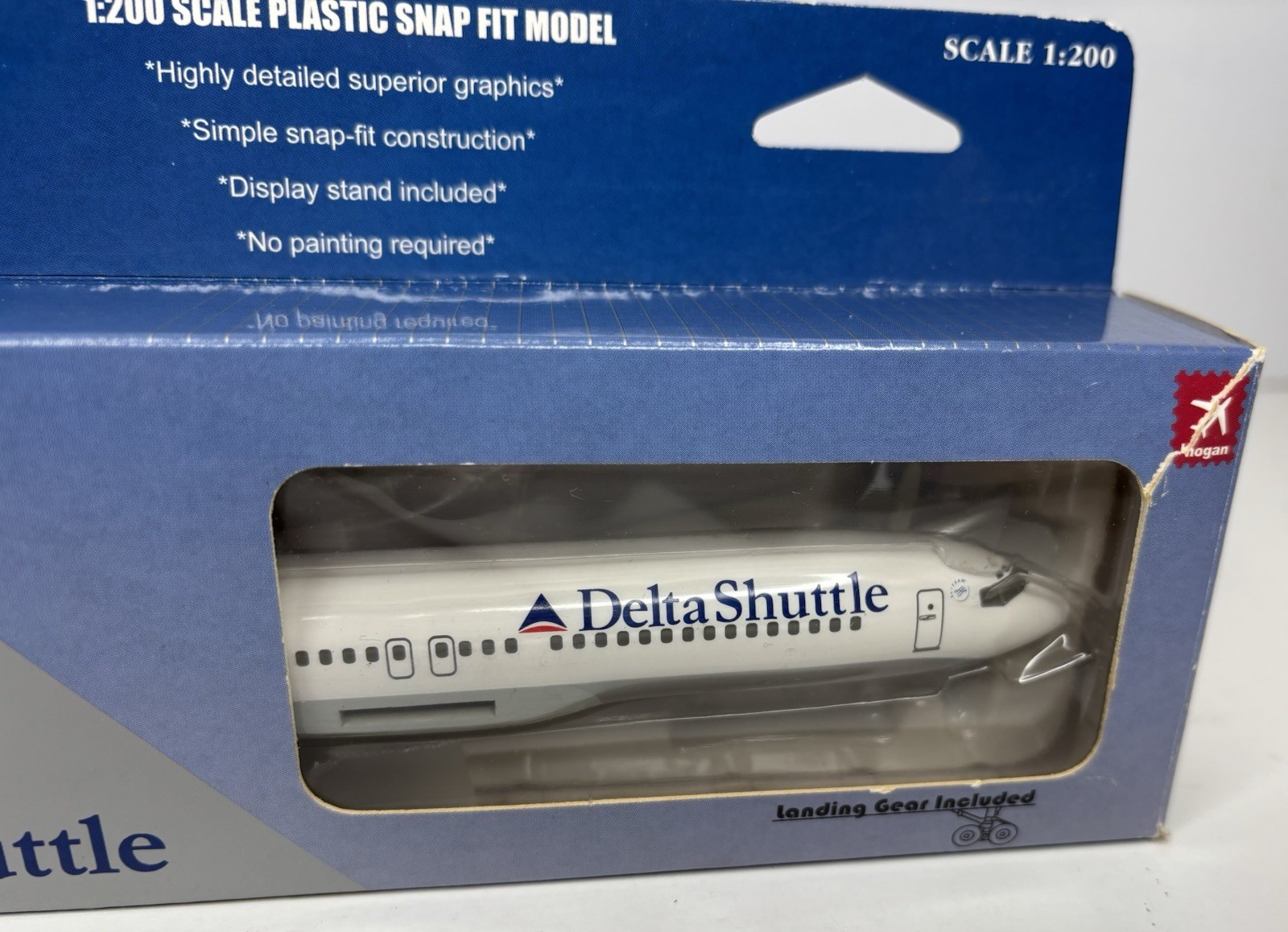 1:200 Hogan Delta Shuttle Boeing 737-800 N395DN #1349 Model Airplane Desk