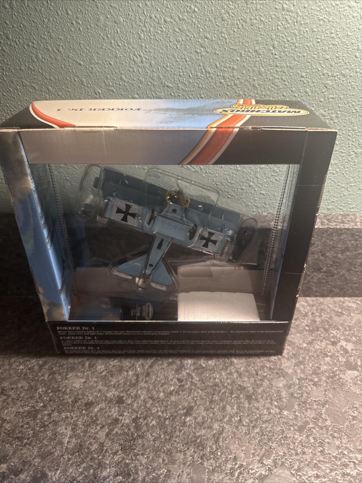 Matchbox Collectibles FOKKER Dr. 1 2003 WW1 Model Plane B6952-0813 New Sealed