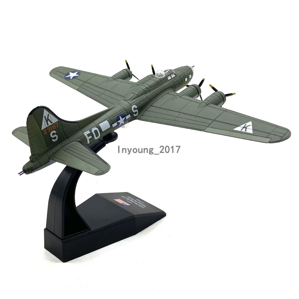 1/144 1994 WWII US Boeing B-17F Flying Fortress Fighter Model Diecast Airplane