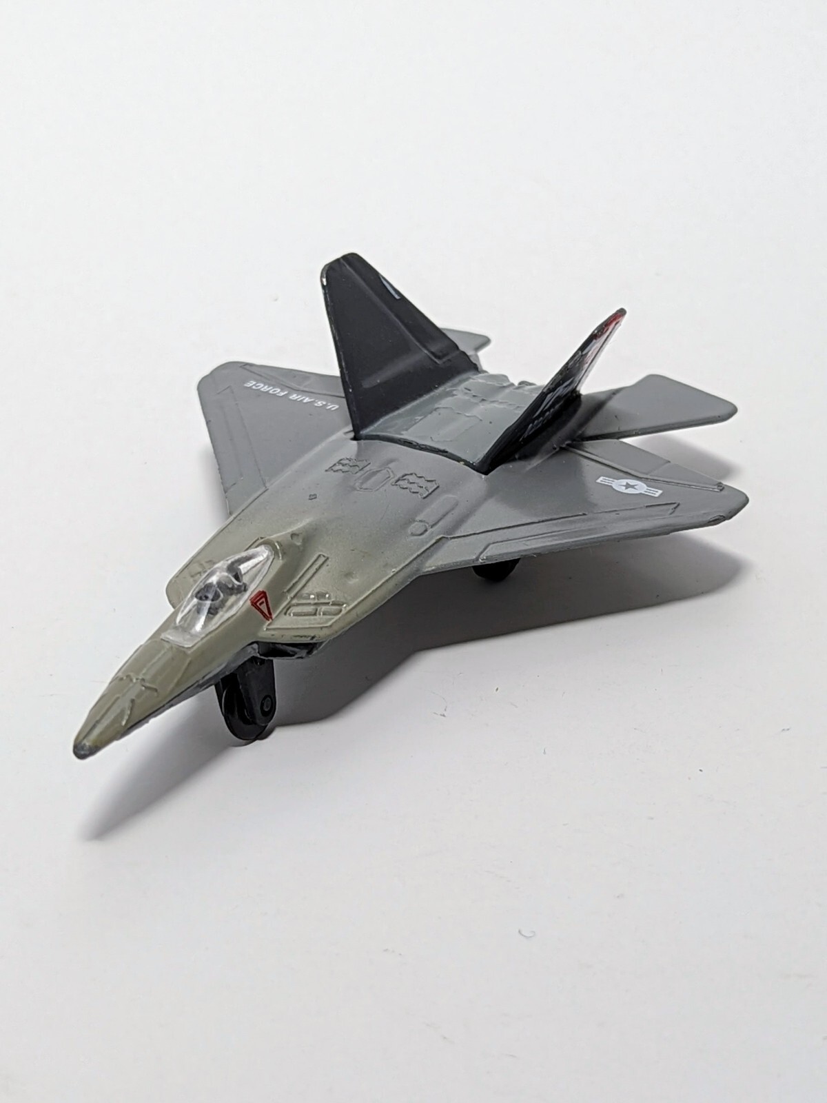 A223 F-22 Dark Gray Diecast Jet
