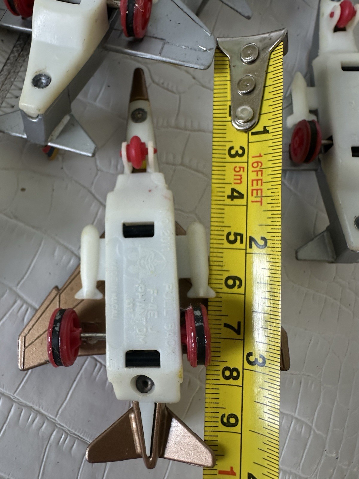 Vintage Die-Cast Jet Airplane Pull Back F-5A Freedom Made In Hong Kong Lot of 12