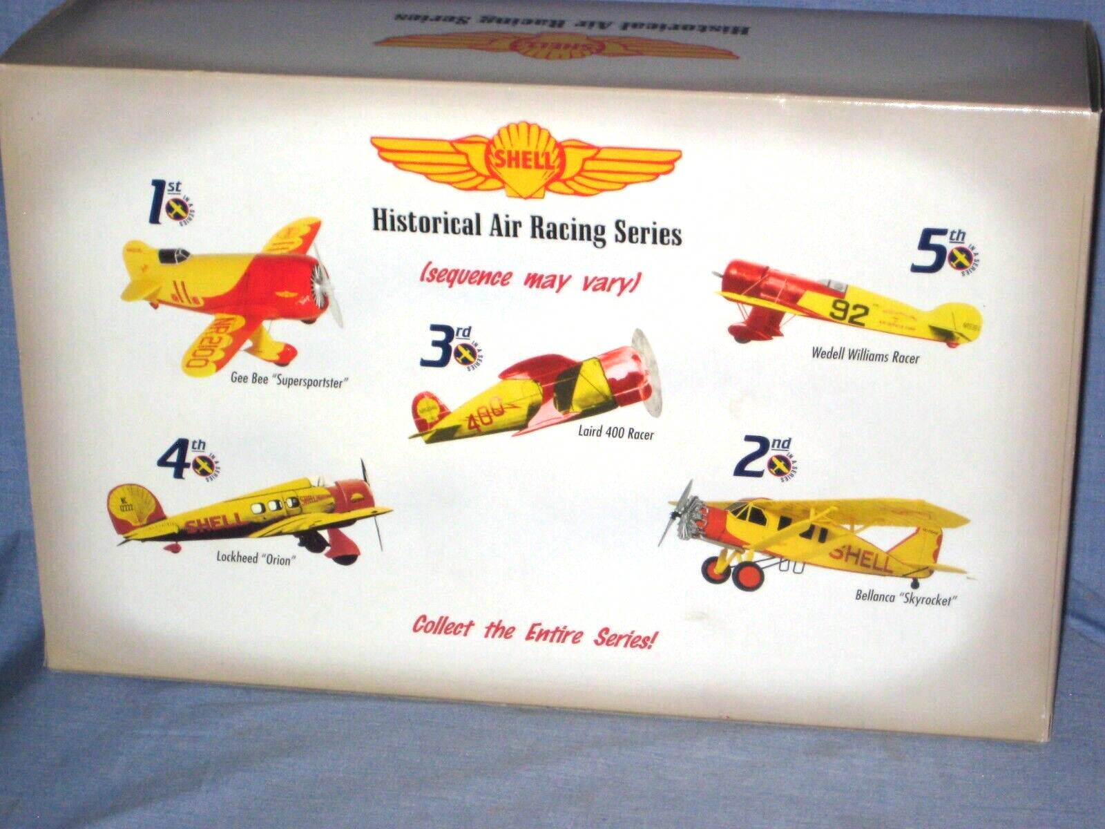 Shell Oil Bellanca Skyrocket Airplane Model Historical Racing Series Die Cast