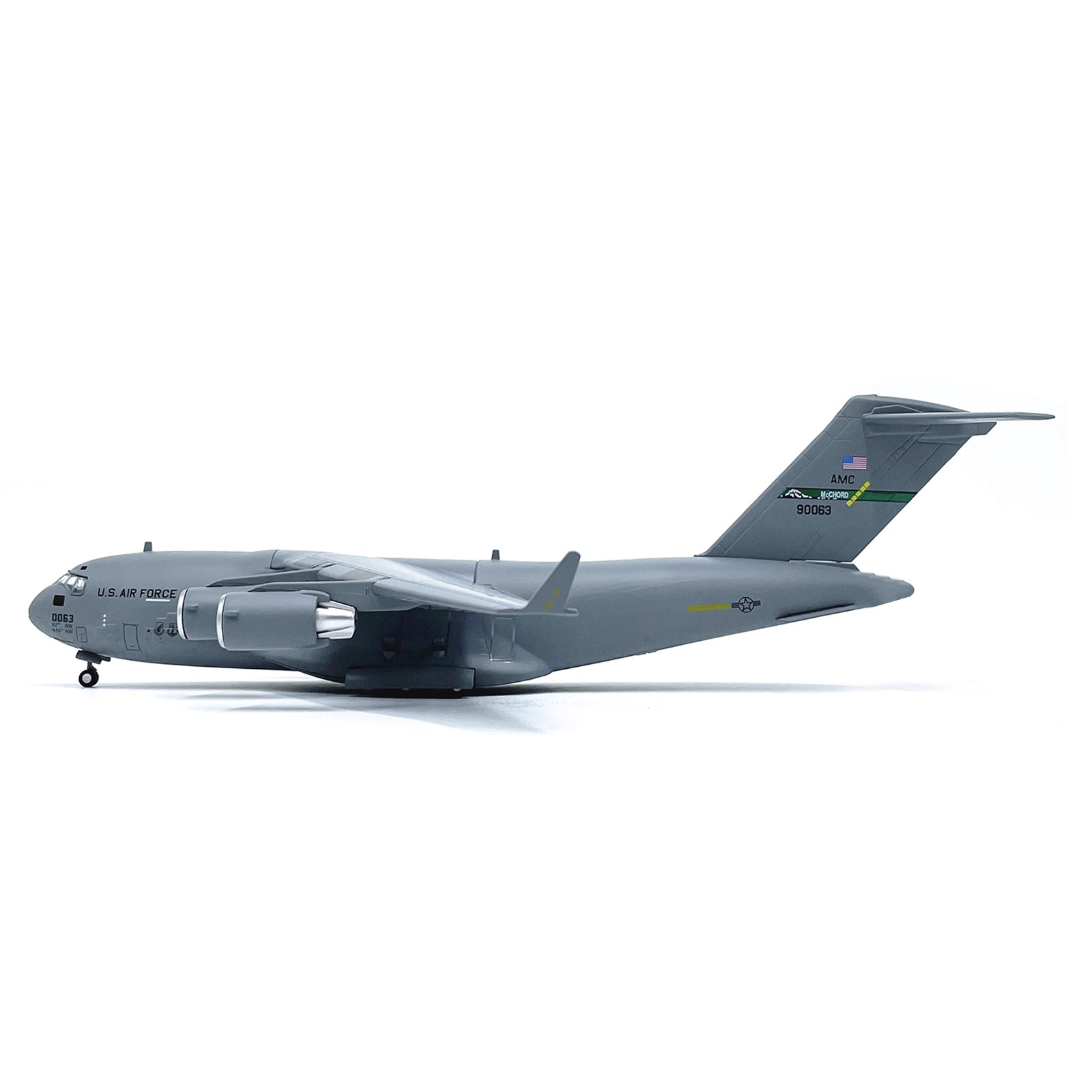 1/200 Scale Alloy C-17 Model For US Air Force Globemaster III Transport Plane