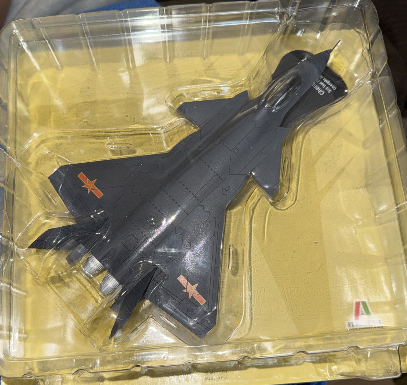 1/100 Italeri Chengdu J-20 Die-cast Metal Model Aircraft New