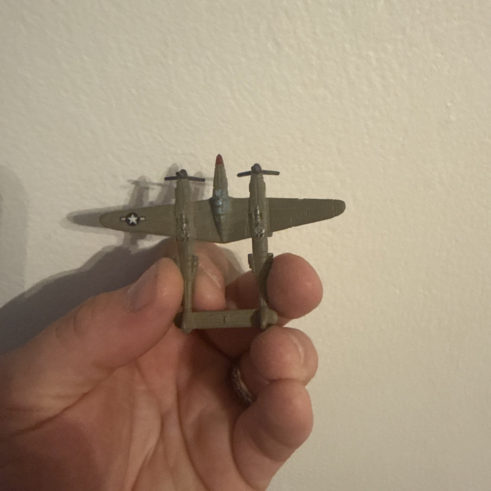 1994 Micro Machines Military P-38 Lightning Wold War II Aircraft Plane Galoob