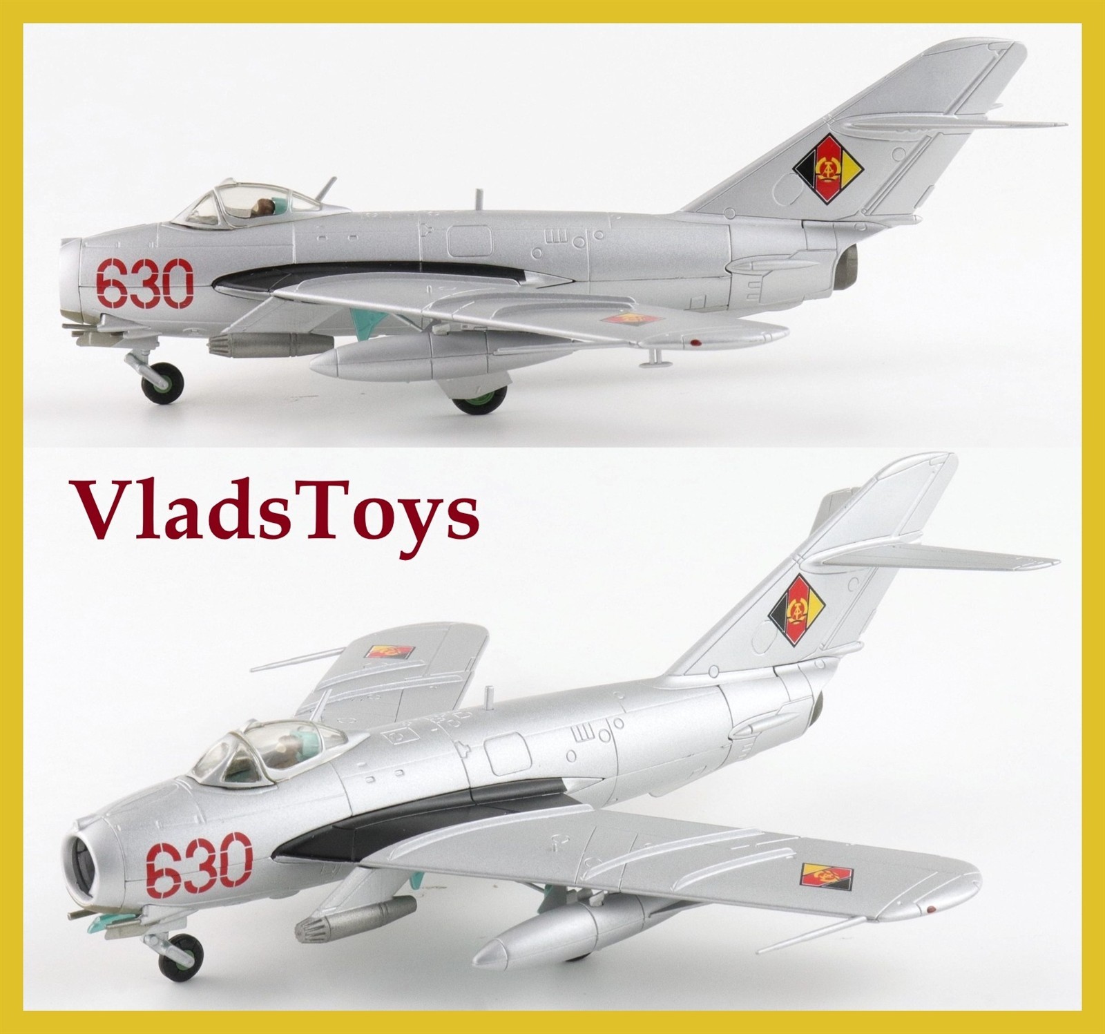 Hobby Master 1/72 MiG-17F Fresco East German AF JBG-37 Red 630 Drewitz AB HA5914