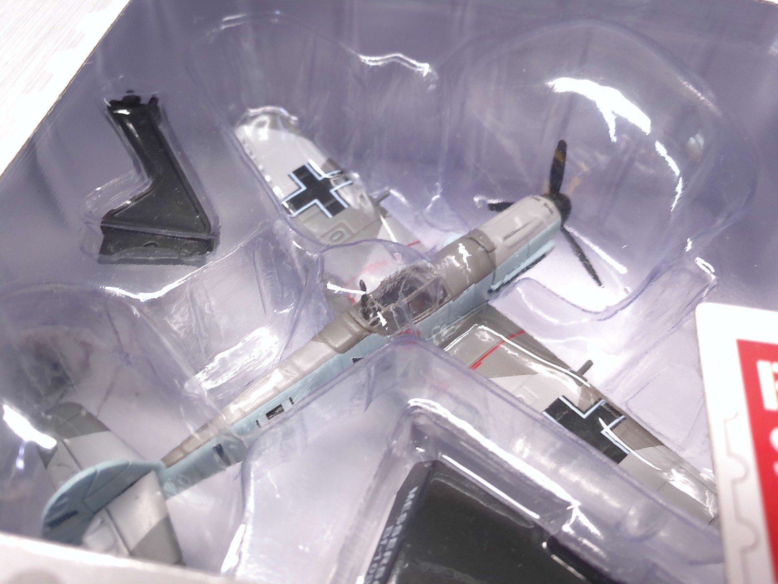 1:87 Messerschmitt Bf-109 Black Galland Plane Daron Stamp PS5336-5 NEW Old Stock