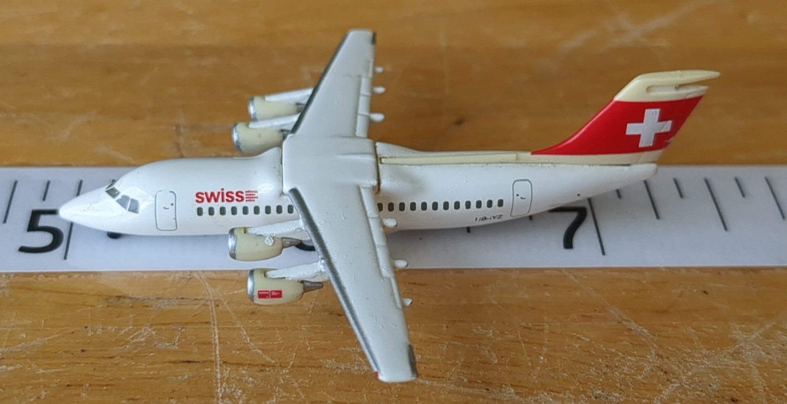 Herpa, SWISS AIR, HB-IYZ, Diecast Airplane Jet