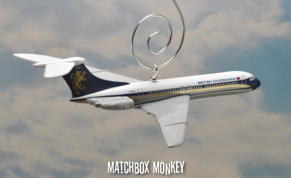 British Vickers VC-10 Caledonian BCal Custom Christmas Ornament Airplane Jet