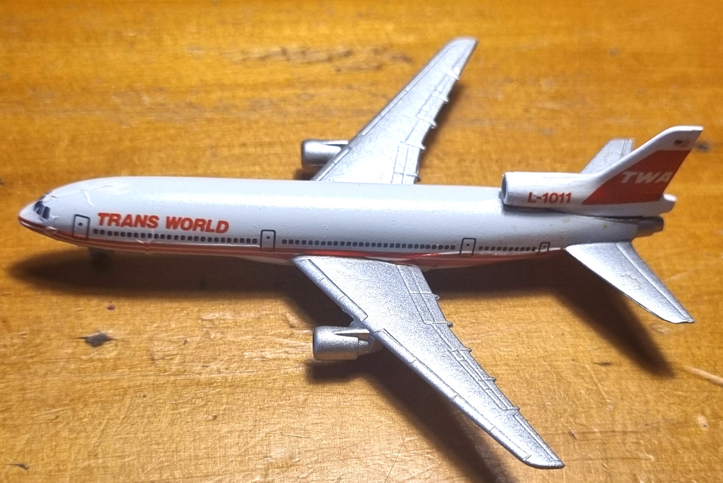 TWA. Lockheed L-1011 Tristar . Schabak #909/10 Scale 1:600. Boxed Model