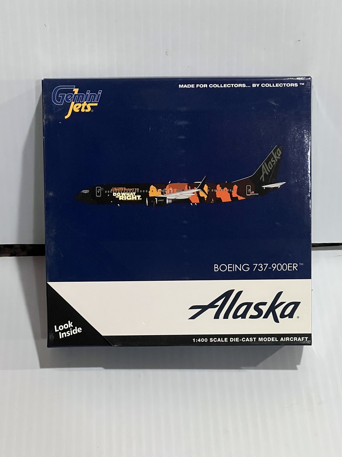 Alaska 737-900ER Our Commitment Gemini Jets GJASA2026 Scale 1:400 IN STOCK ✈️