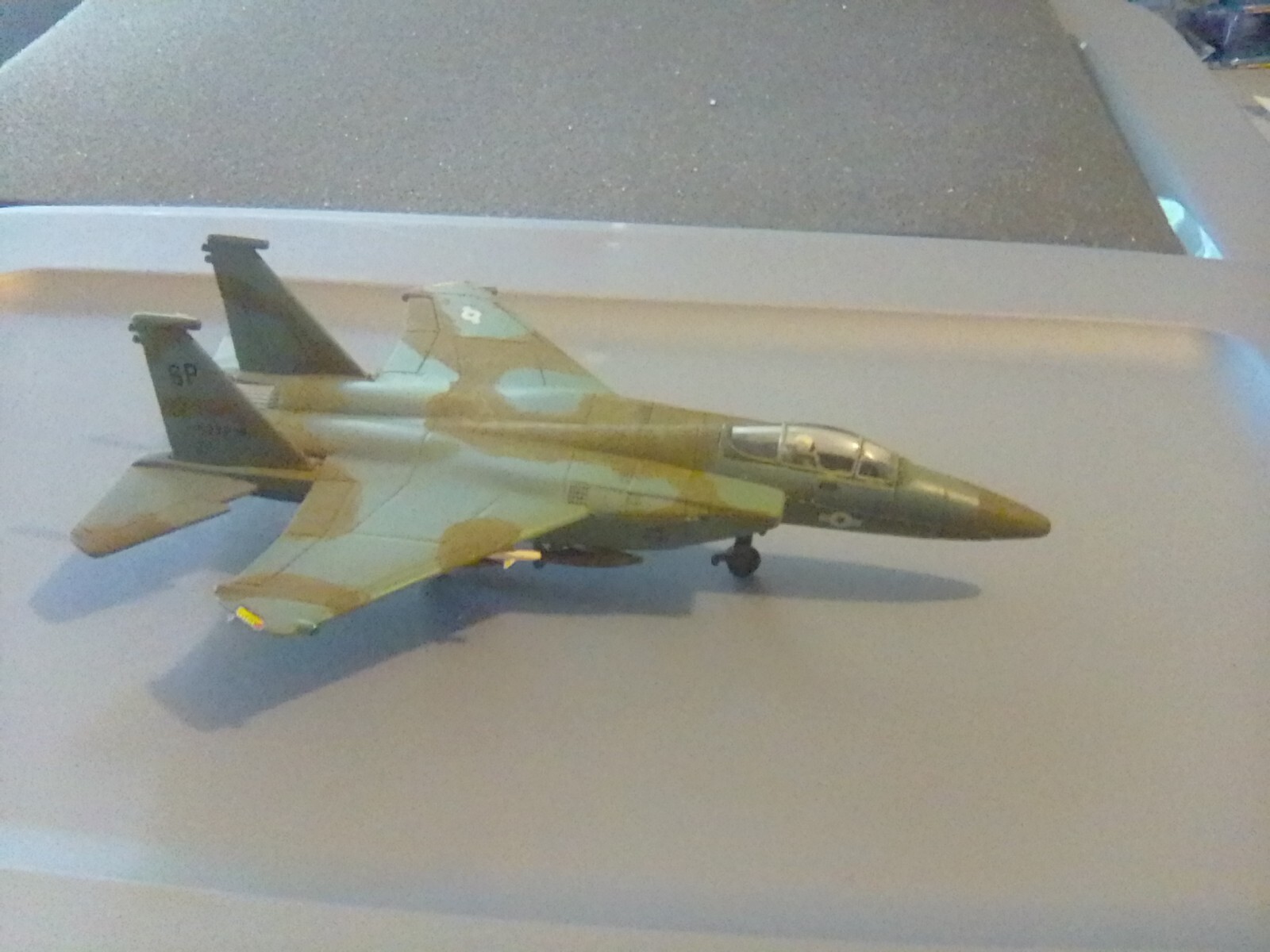 1/100 – 1/110 aircraft diecast Ertl F-15 U.S.A.F. Usado Perfecta Condiciones.