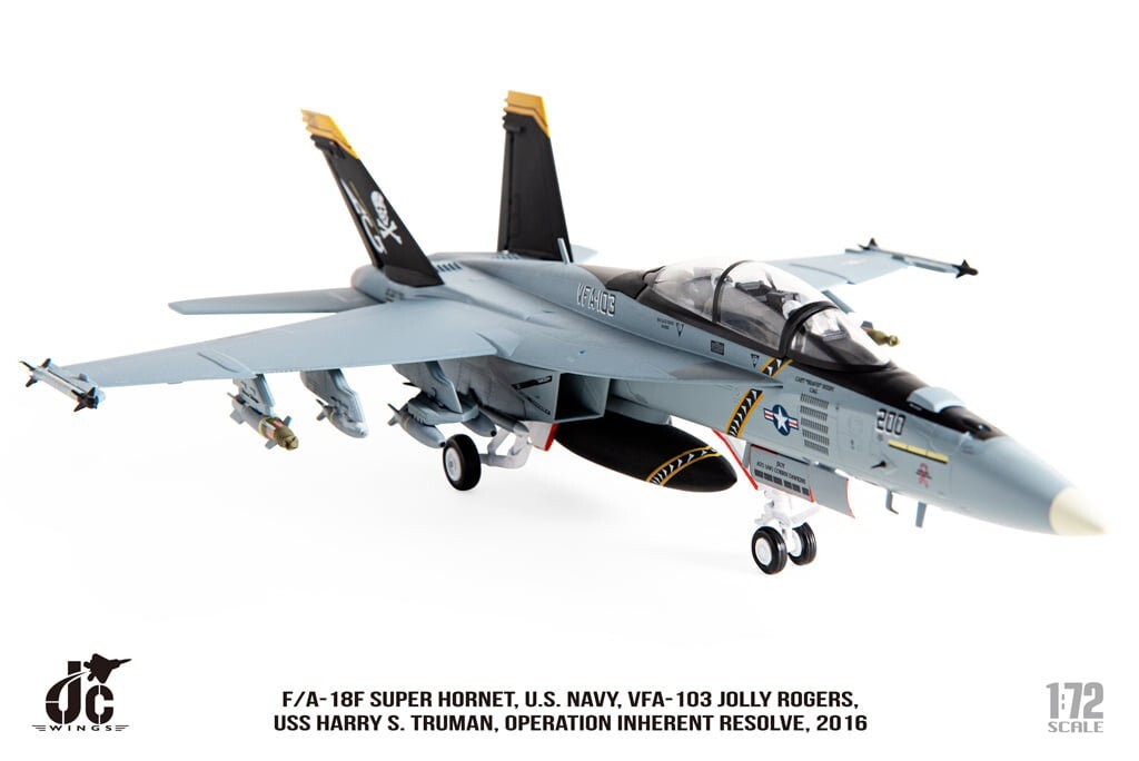 JC Wings 1/72 JCW72-F18-013 F/A-18F Super Hornet USN VFA-103 Jolly Rogers