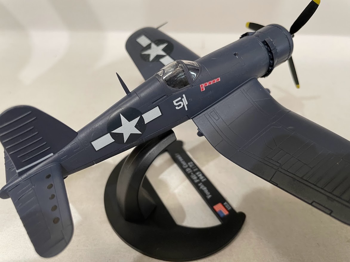 Vought F4U-1D Corsair 1945 USA 1:72 WWII Attack plane Aircraft diecast Luppa #10