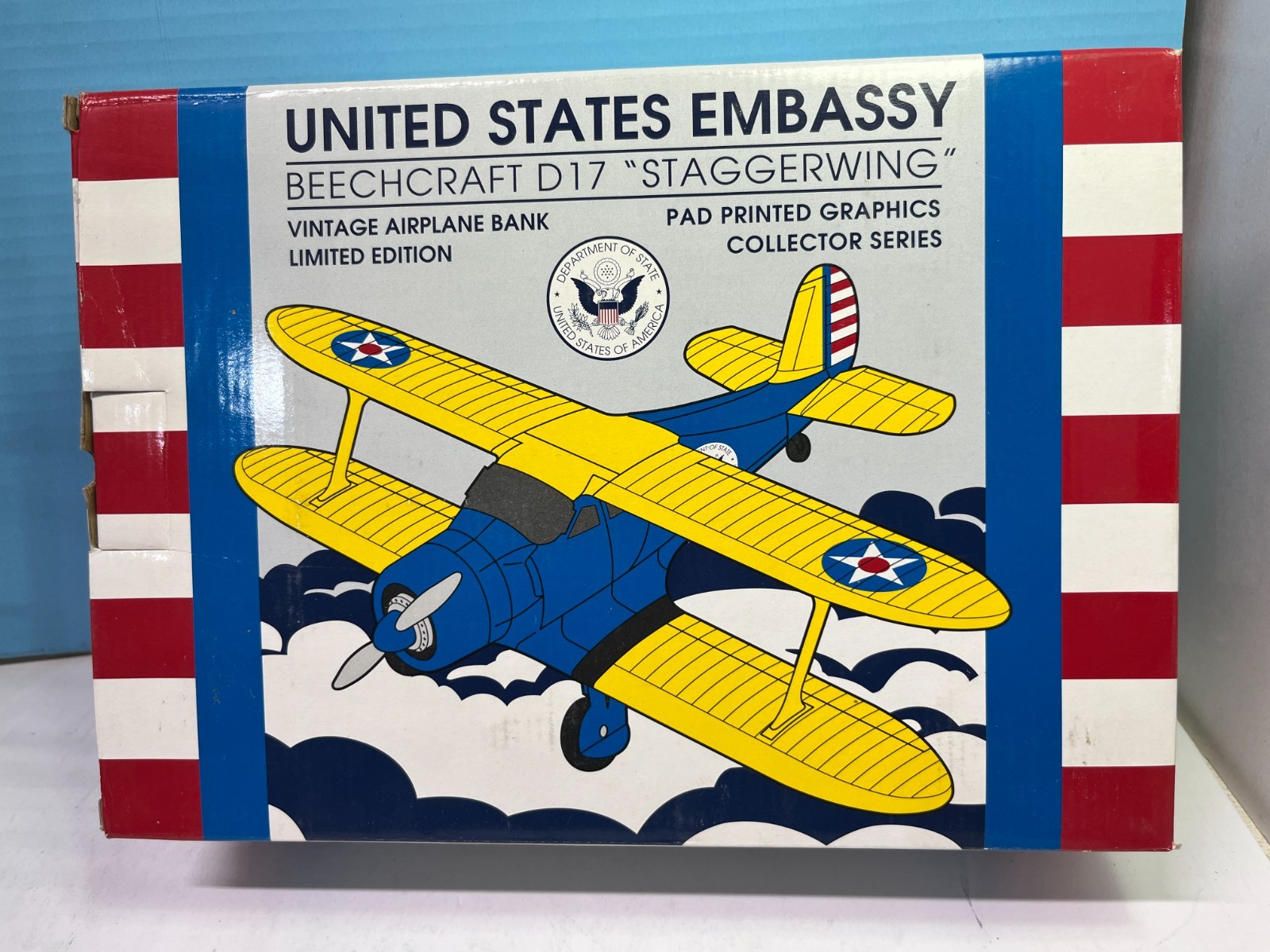 1/32 SPEC-CAST 1939 BEECHCRAFT STAGGERWING D17S UNITED STATES EMBASSY CO