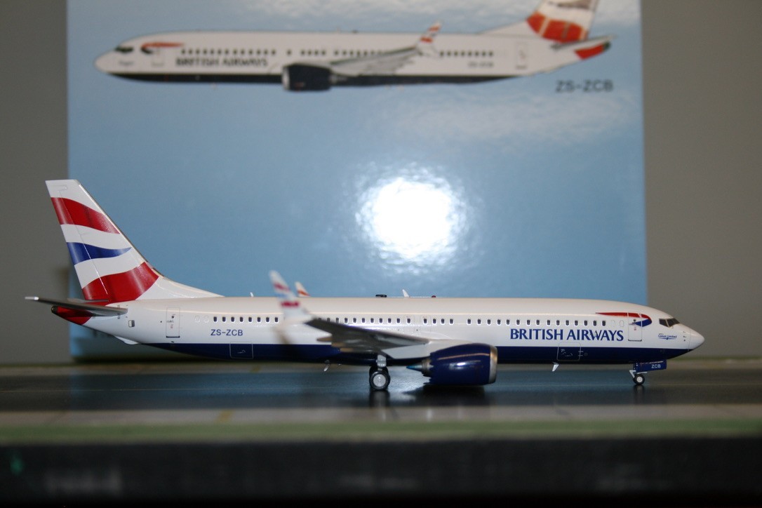ARD/Inflight200 1:200 British Airways/Comair Boeing 737 MAX 8 ZS-SCB (ARDBA42)