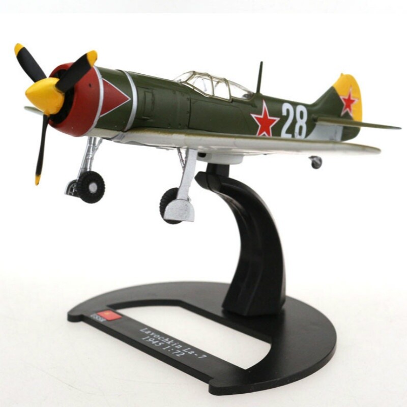 1:72 Scale Alloy Diecast Military Model Soviet Lavochkin La-7 Fighter Aircraft