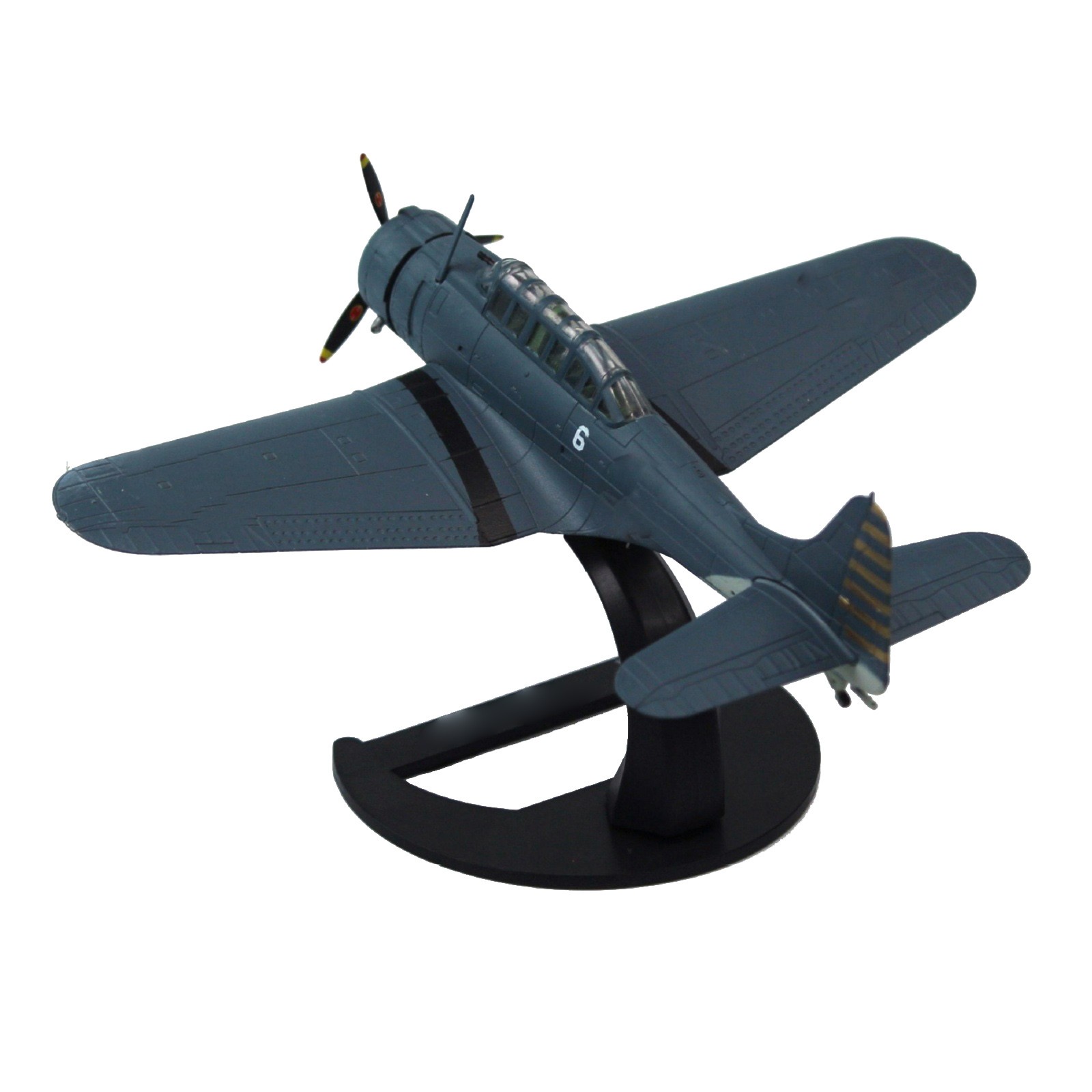 SBD Dauntless Dive Bomber Model 1/72 Scale Diecast Alloy with Display Base