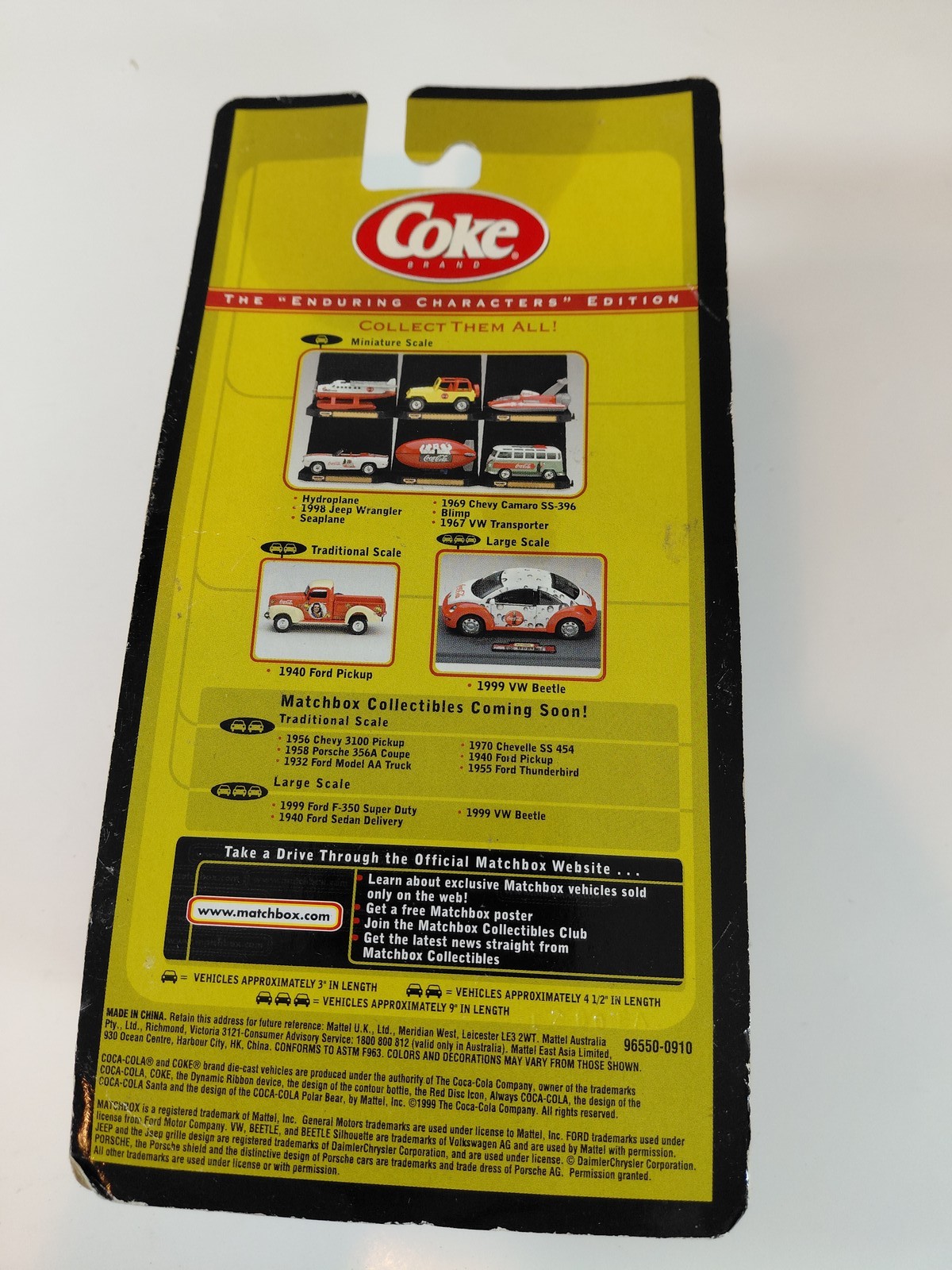 Matchbox Collectibles Coca-Cola Blimp “Enduring Characters” Edition Diecast 8+