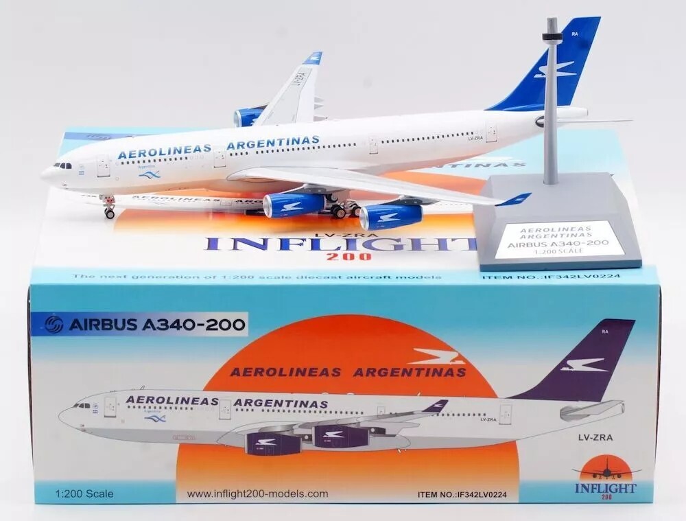INFLIGHT200 AEROLINEAS ARGENTINAS AIRBUS A340-211 1:200 IF342LV0224 IN STOCK