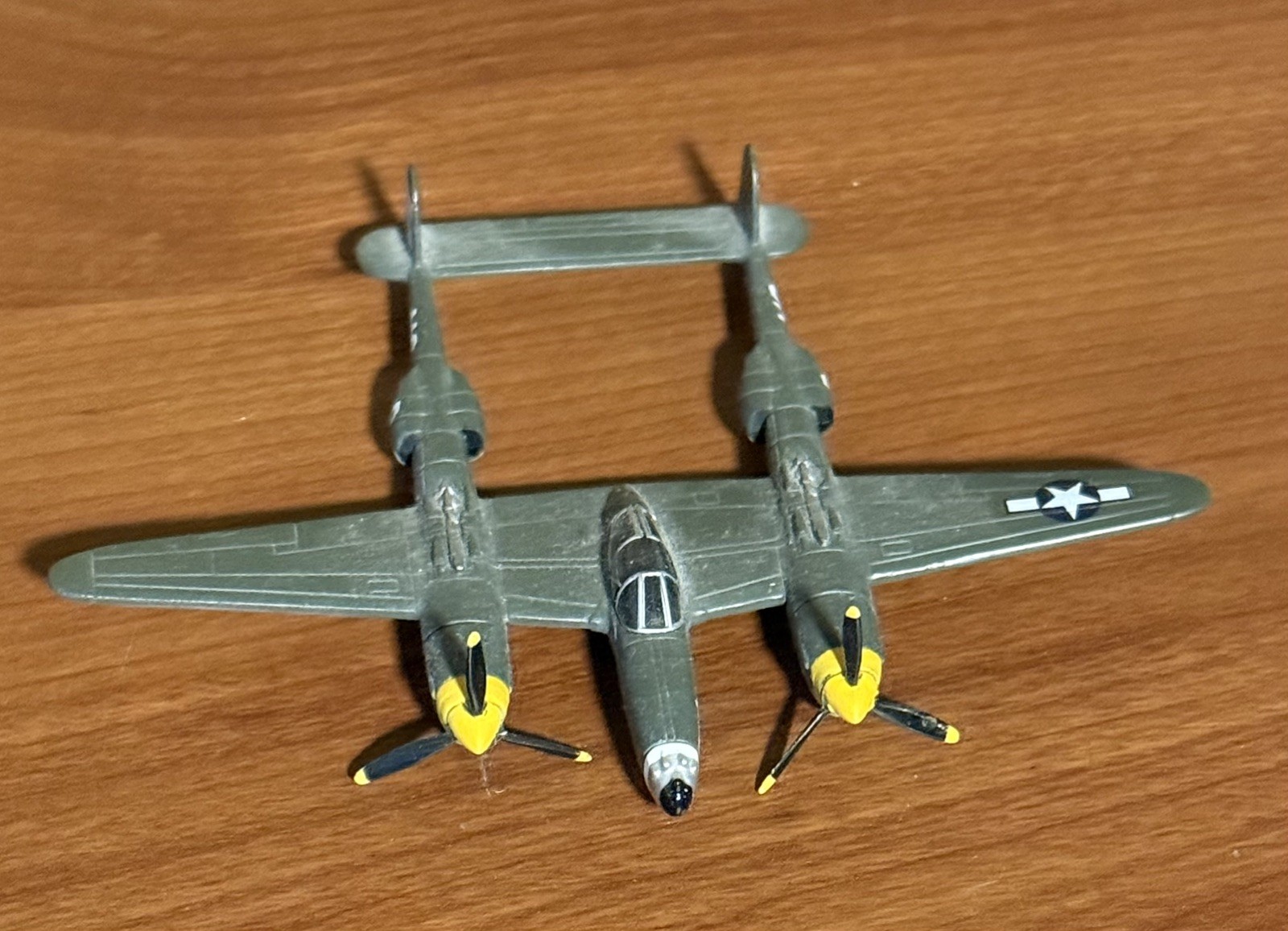 Corgi Fighter Scramble WWII US P-38 Lightning Die cast Toy Plane