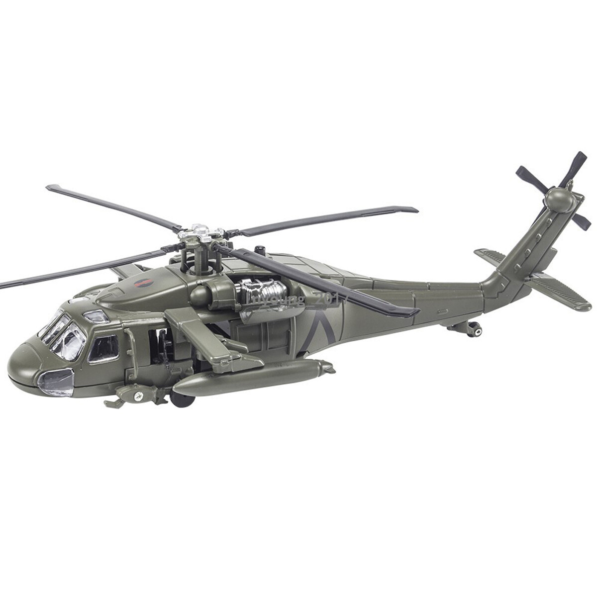 UH-60 Black Hawk Utility Helicopter Model Airplane Diecast Military Helicopter