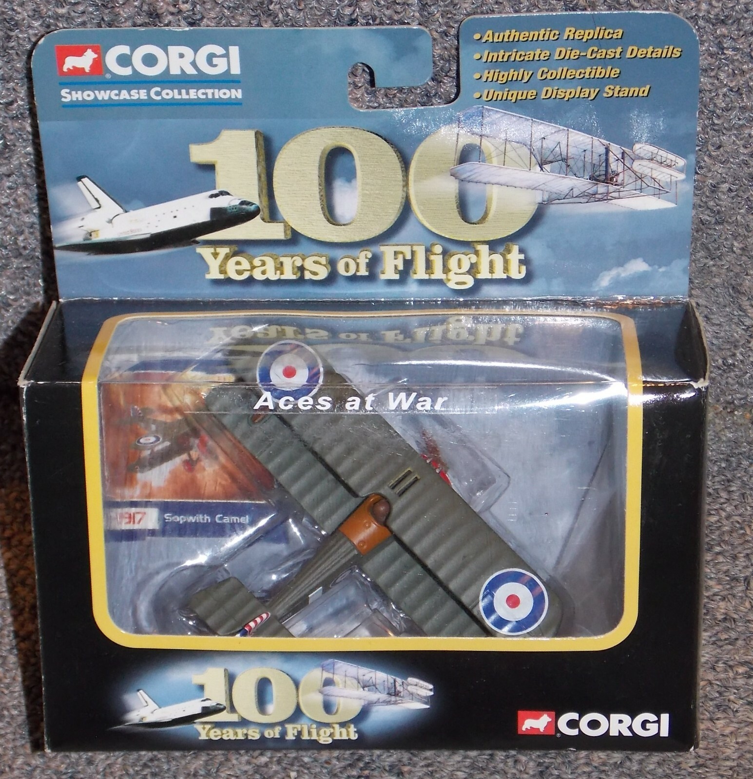 2003 Corgi Fighting Machines Aces Of War Sopwith Camel Plane New In The Box