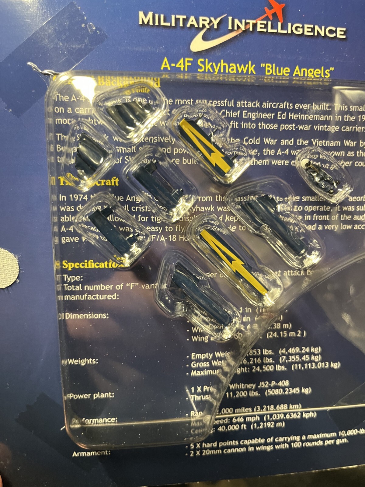 Hobby Master 1:72 A-4F Skyhawk “Blue Angels” Limited Edition HA1409