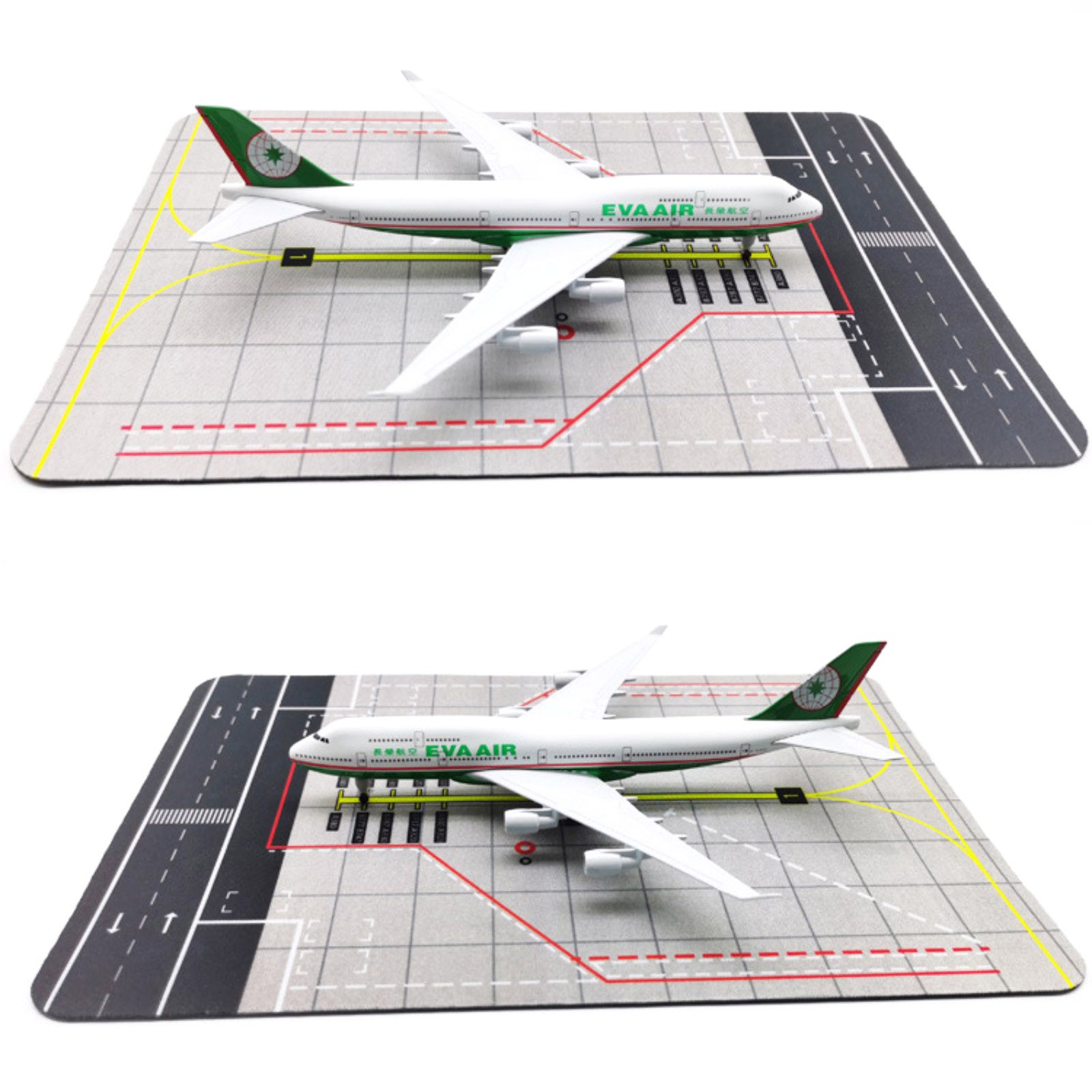 1/350 Diecast Alloy Eva Air Airlines B747 Aircraft Model Souvenir Static Display