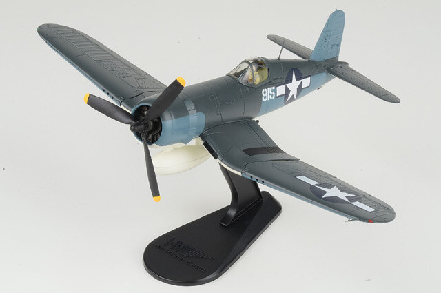 HA8222 Hobby Master F4U Corsair 1/48 Model White 915 USMC VMF-214 Black Sheep