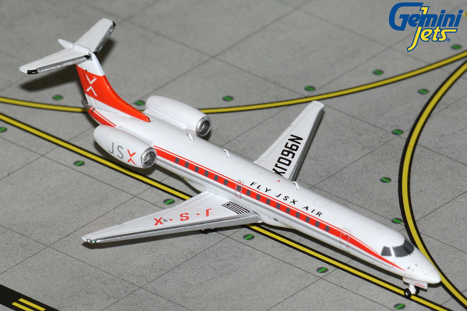 GeminiJets 1:400 JSX Air Embraer ERJ-145 Retro N960JX GJJSX2403 IN STOCK