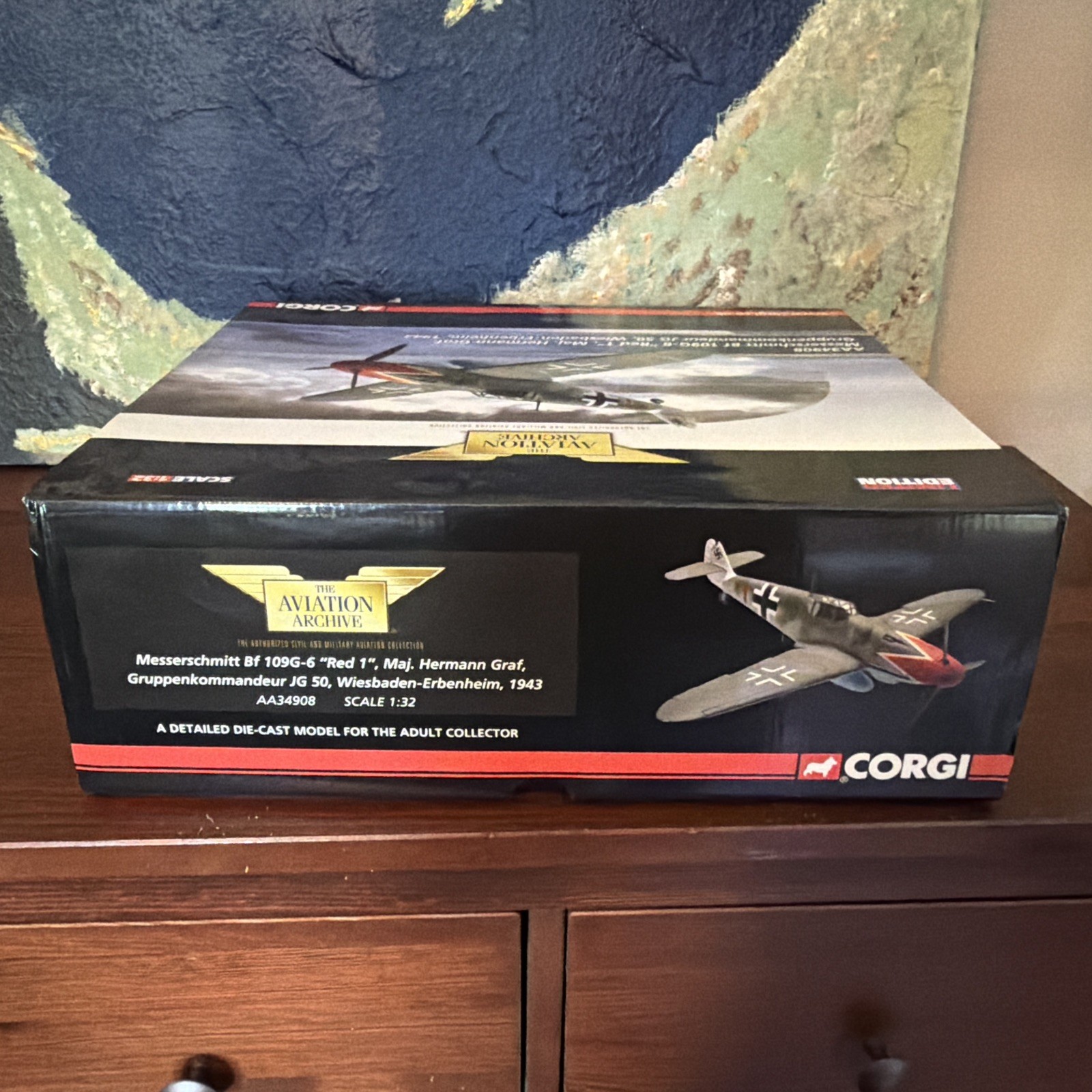 Corgi Aviation Archive 1/32 AA34908 Messerschmitt Bf109G-6 “Red 1”