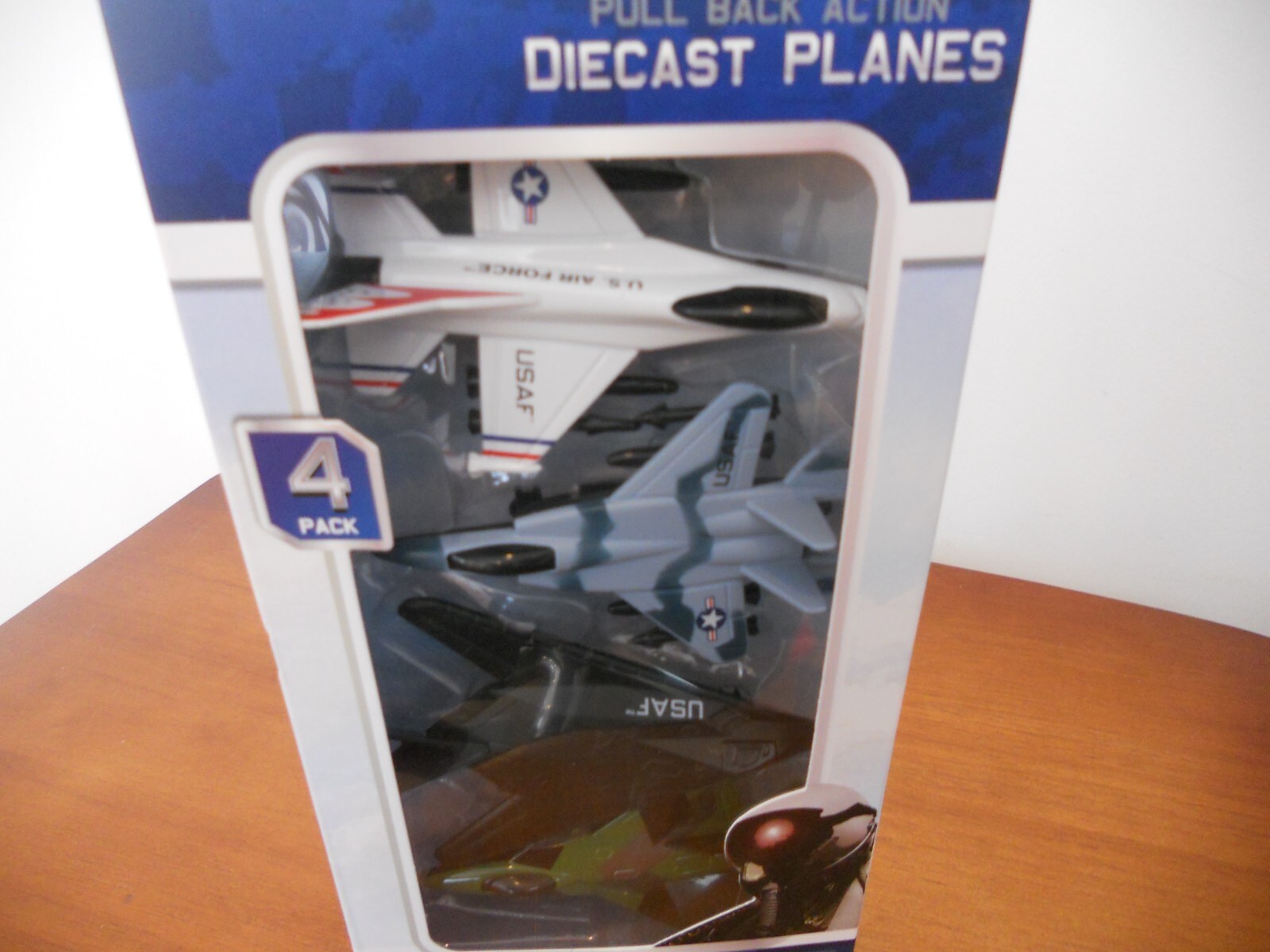 US Air Force Jet Squadron Diecast Jets SET OF 4 (2022) SIZE 4″ EACH