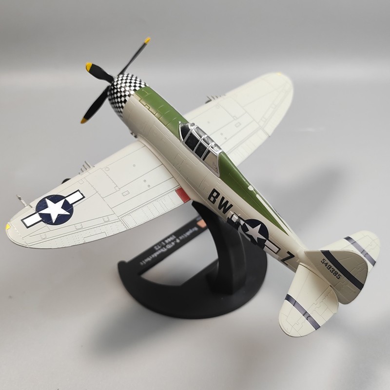 1:72 WWII Republic P-47D Thunderbolt Fighter Model Diecast Military Collection