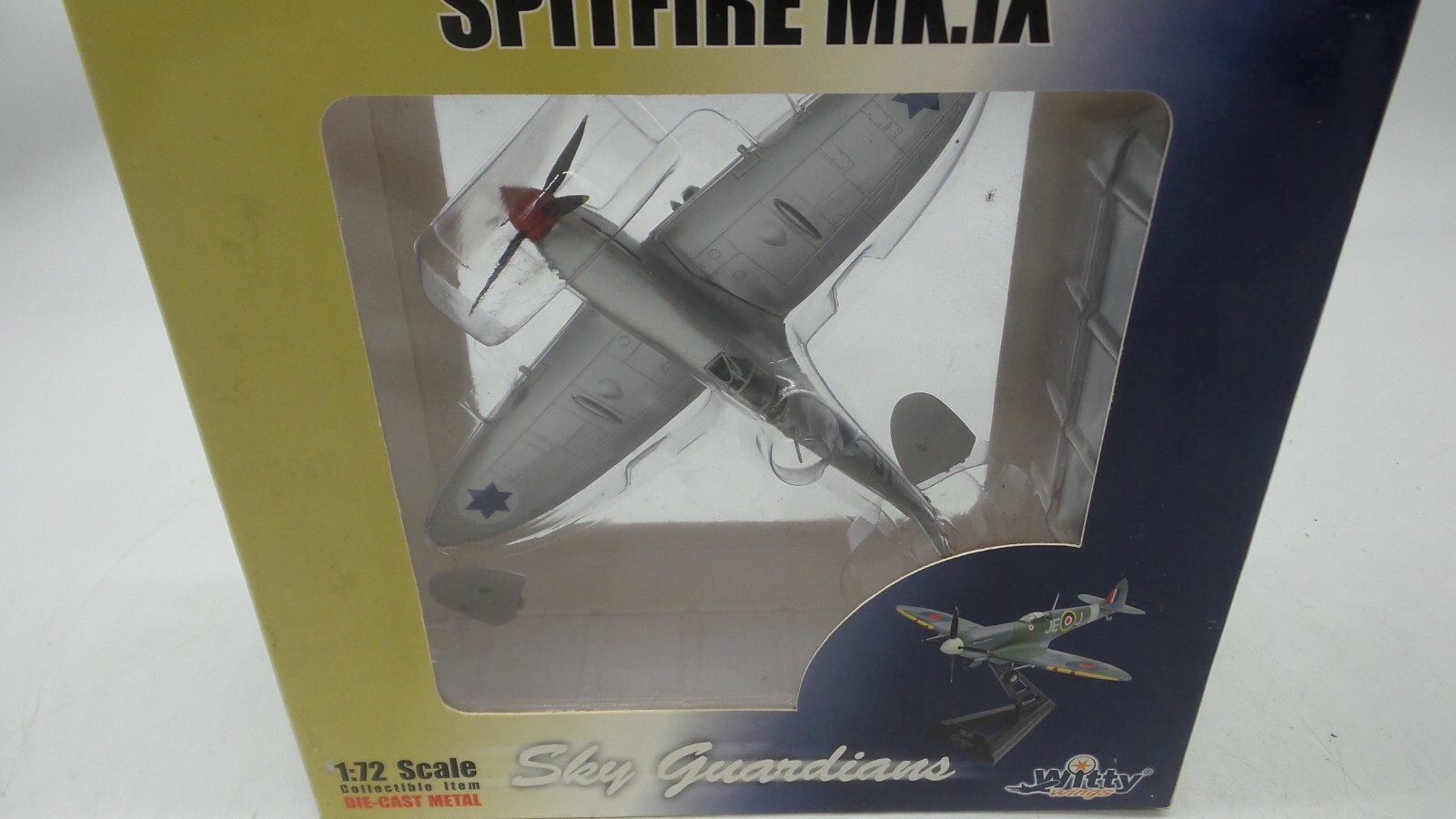 Witty Wings Sky Guardians Spitfire Mk.IX 1:72 Scale Die-Cast Plane – New In Box