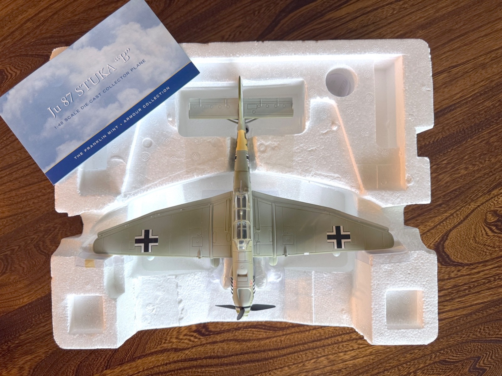 Franklin Mint Armour Luftwaffe JU87 Stuka “B” Dive Bomber 1/48 diecast #B11E376