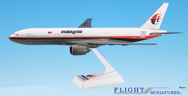 Flight Miniatures Malaysia 50th Anniversary. 777-200 1:200 Scale Model Airplane