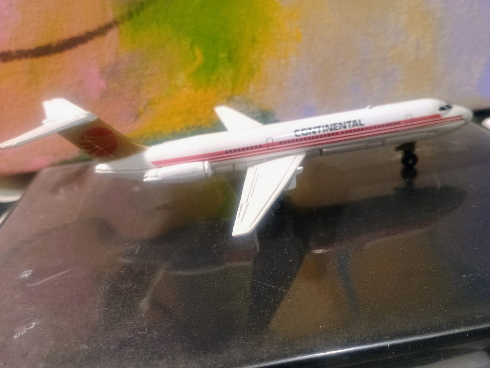 Continental Airlines DC-9 Diecast Commercial Airliner 5 Inch ERTL Jet Tran 1:400