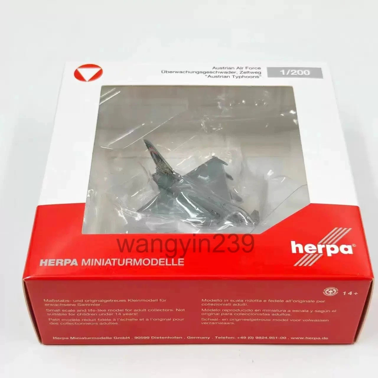 Herpa 1:200 EF-2000 Typhoon S Austrian Air Force 7L-WB