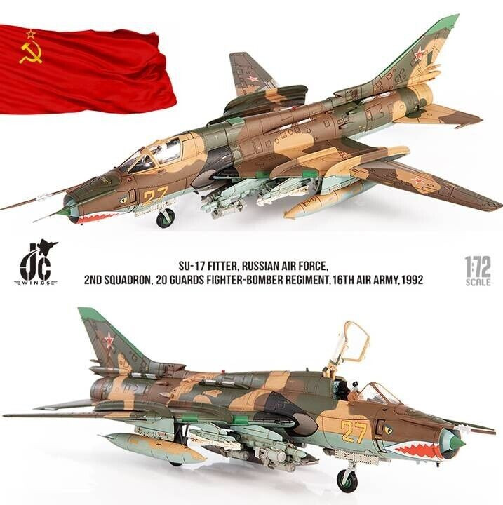Sukhoi Su-17M4 Fitter-K Russian Fighter Bomber, JC Wings 1/72 JCW-72-SU20-003