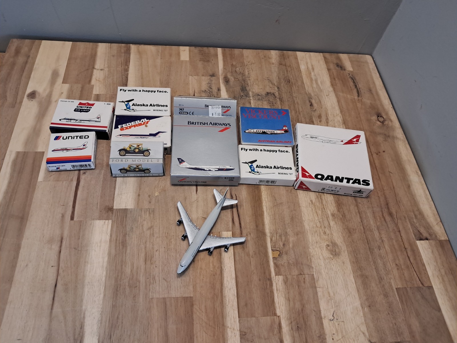 Schabak United Diecast Metal Plane And Others. Lot Of 9 Models. P80