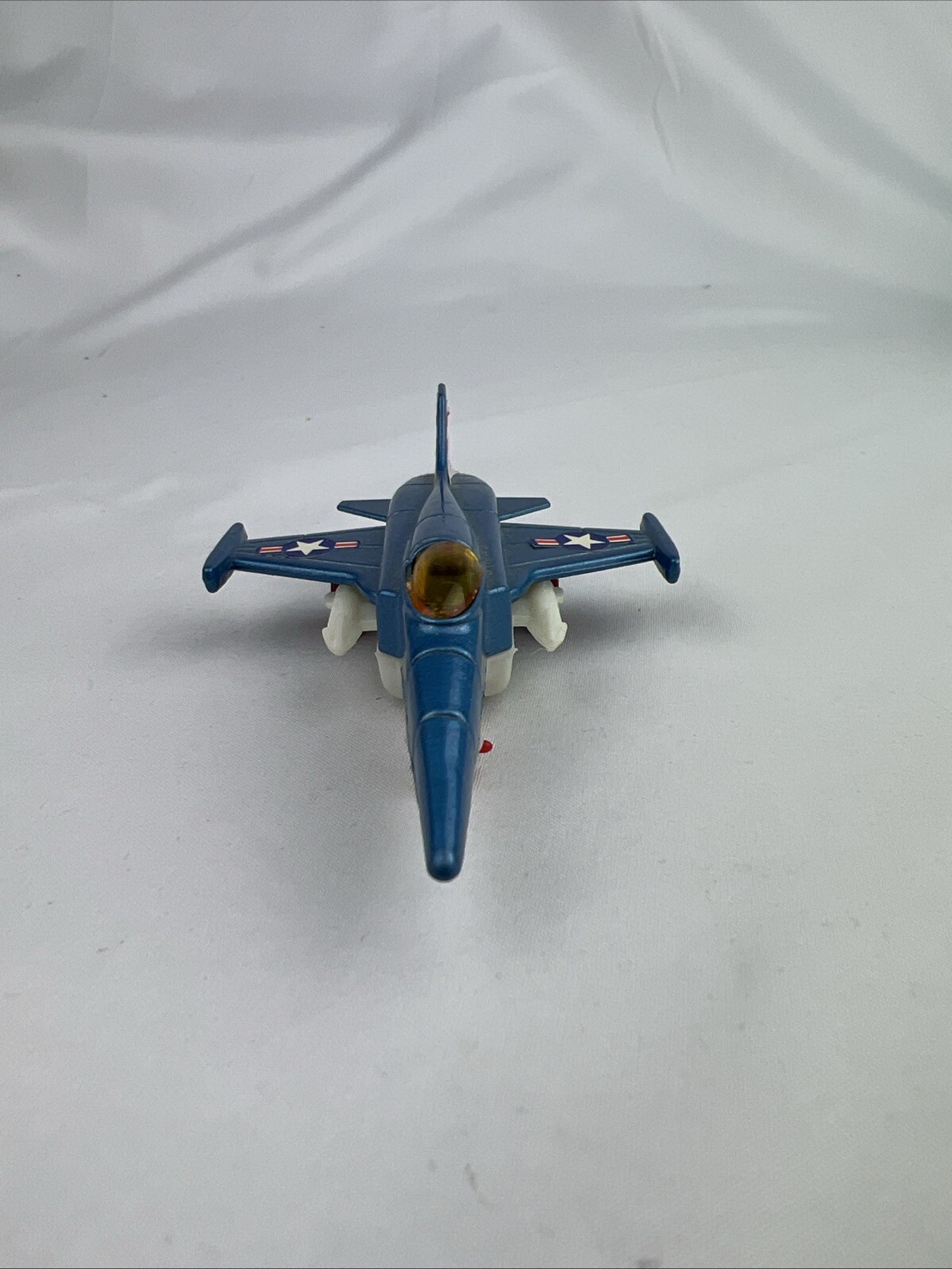 Vintage Die-Cast Jet Airplane Pull Back F-5A Freedom Made In Macau 4″ USA Milita