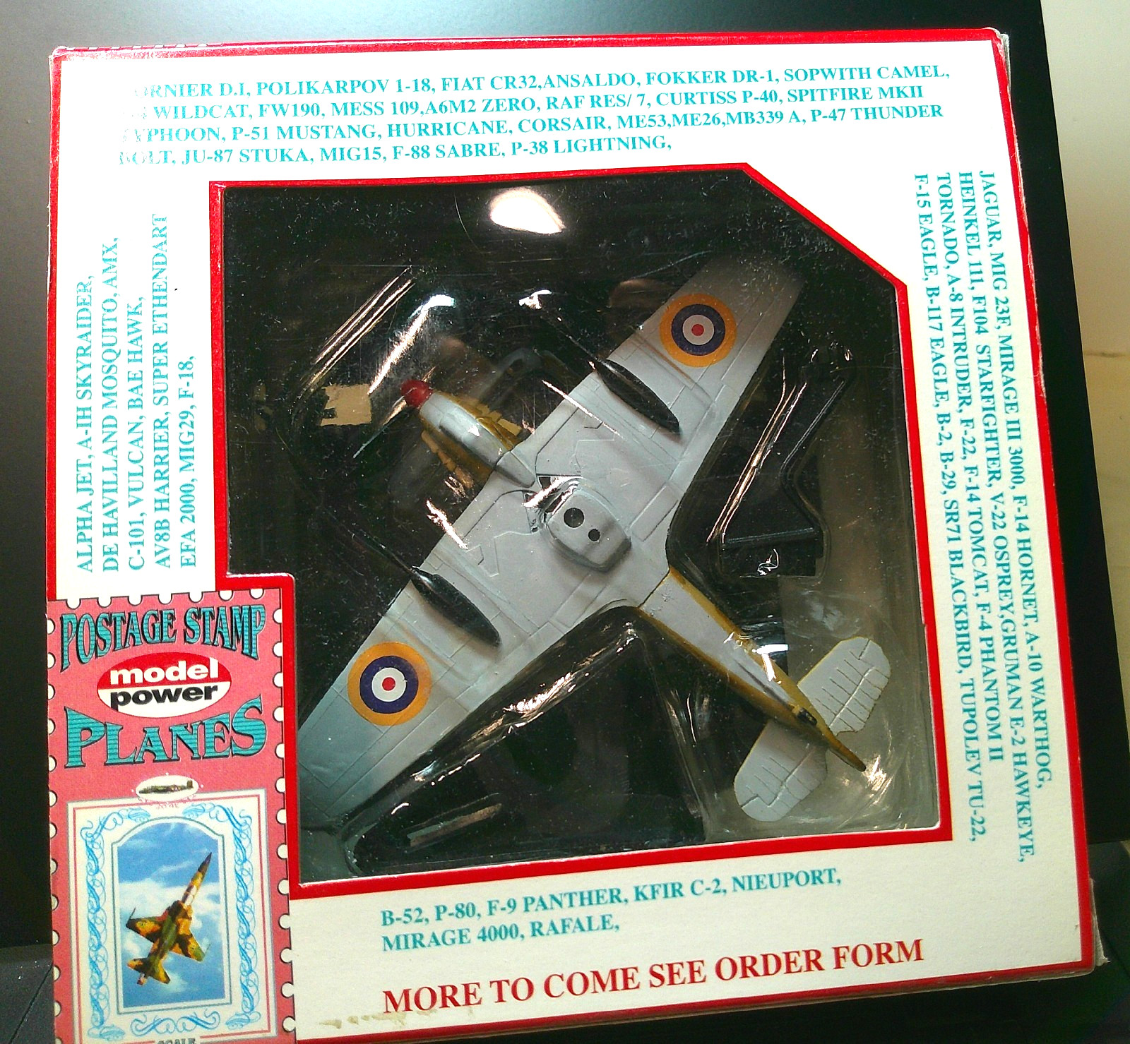 Model Power Postage Stamp Planes Series A 5340 Hawker Hurricane MKII